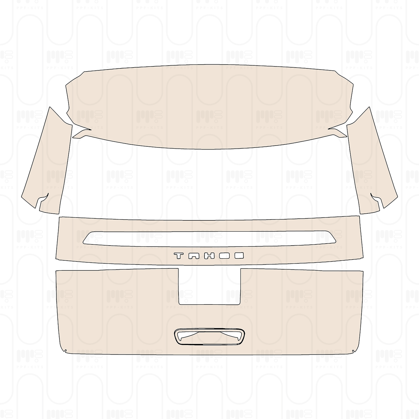 Voorgesneden PPF Chevrolet Tahoe LS 2022