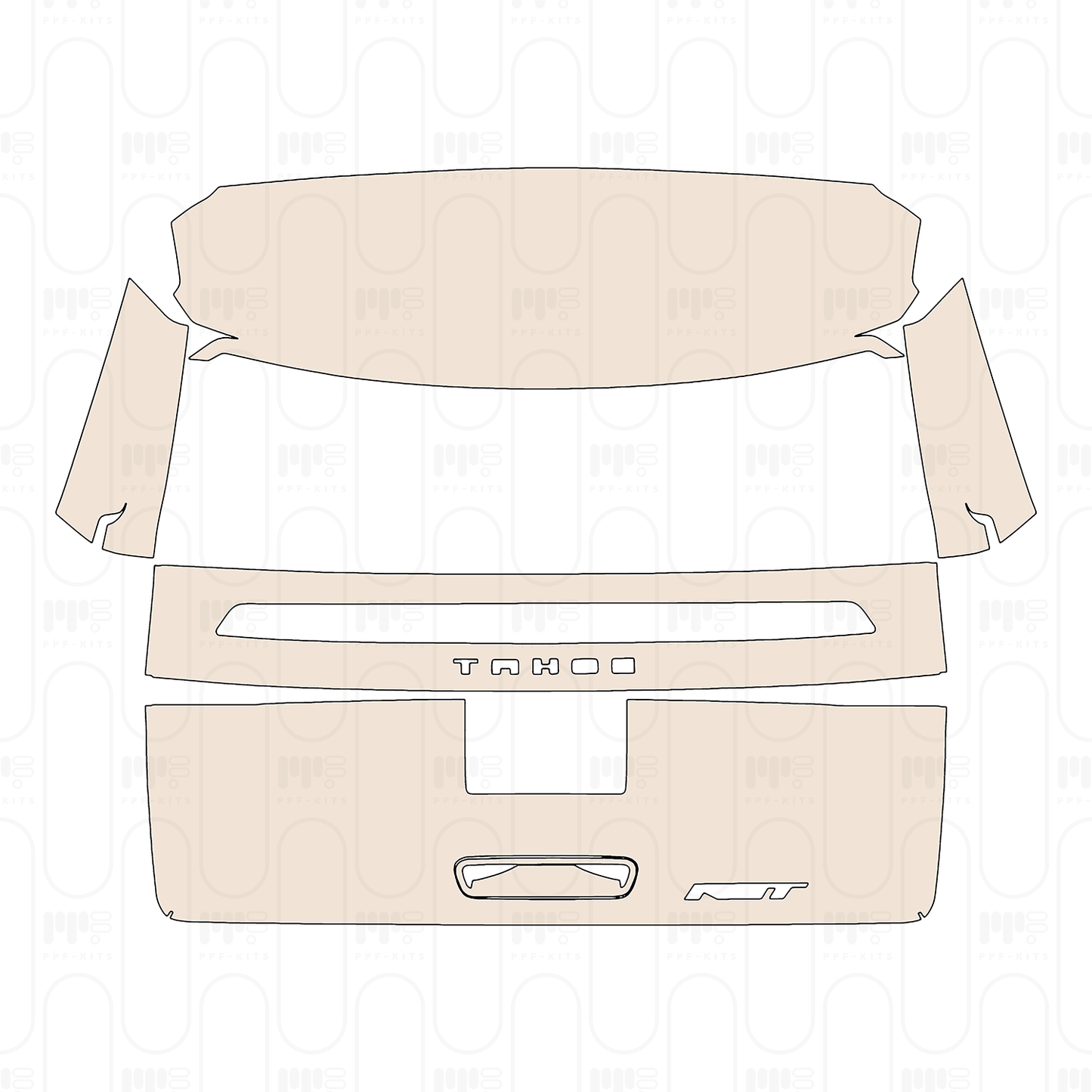 Voorgesneden PPF Chevrolet Tahoe RST 2022