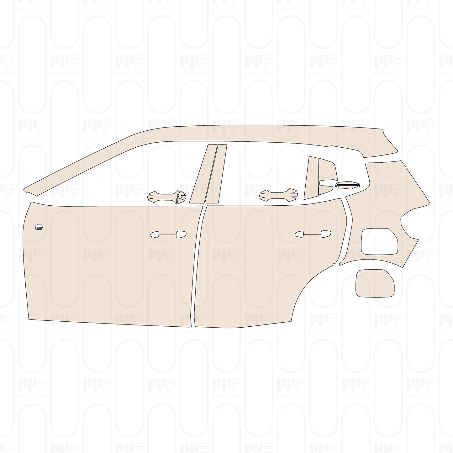 Voorgesneden PPF Citroen ��-C3 (EU) 2024