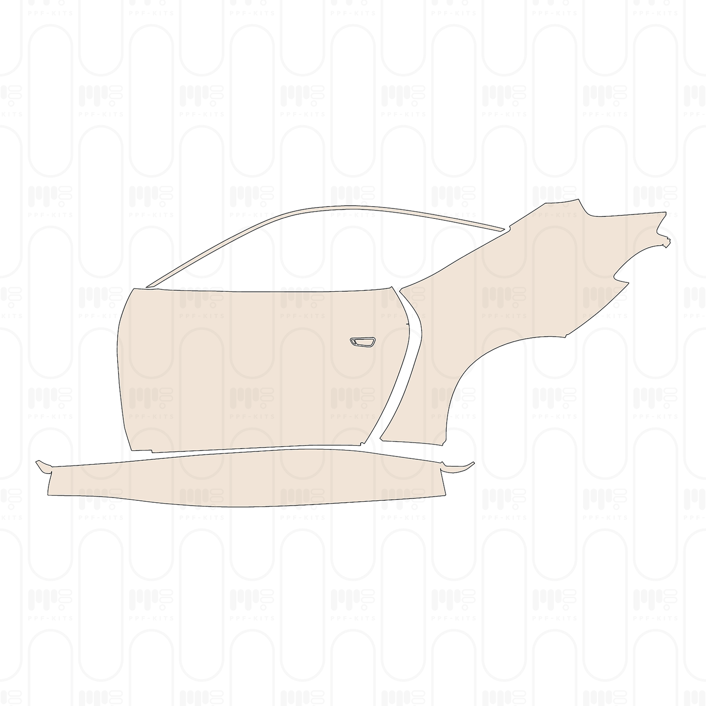 Voorgesneden PPF Ferrari Roma Coupe 2020