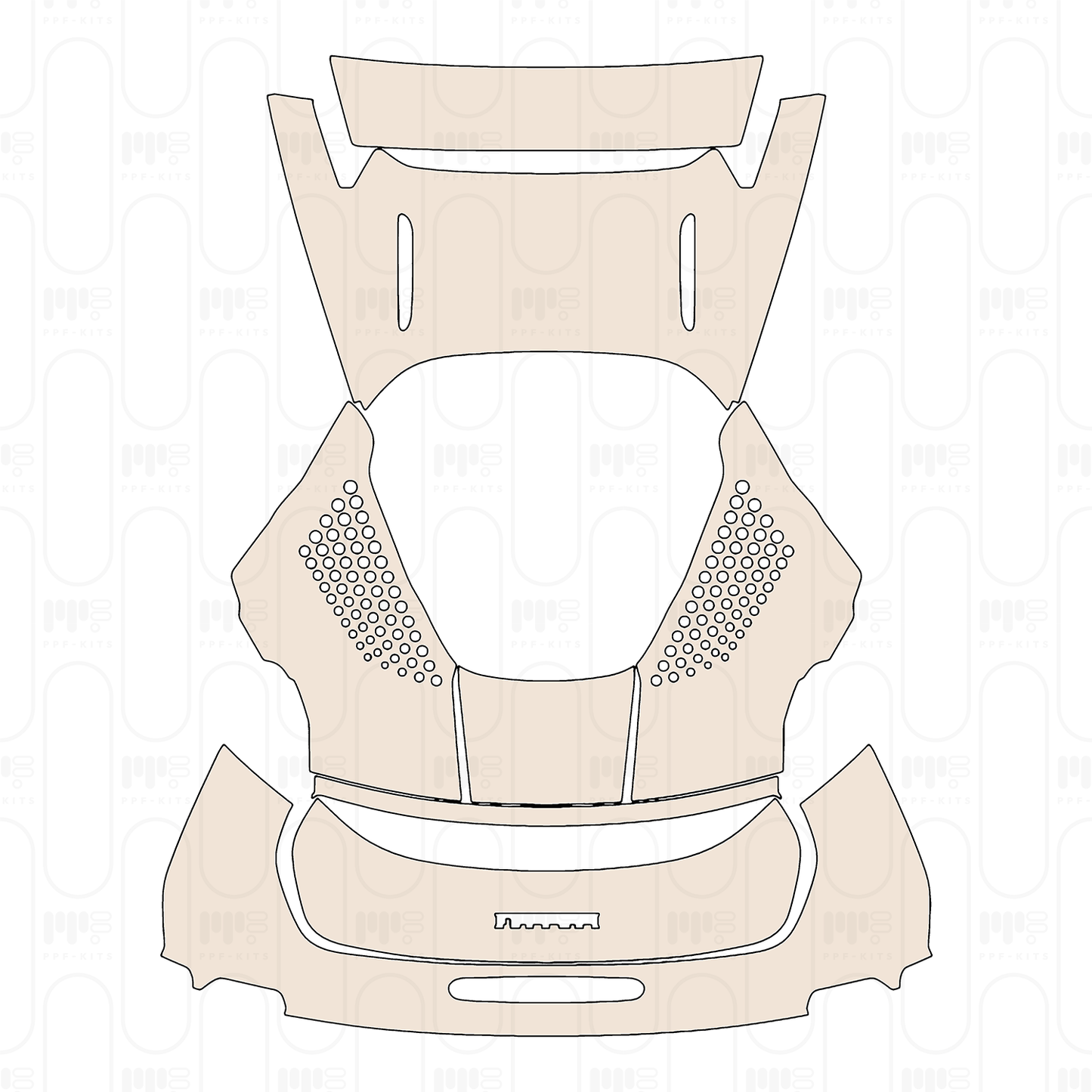 Voorgesneden PPF Ferrari SF90 Stradale 2022