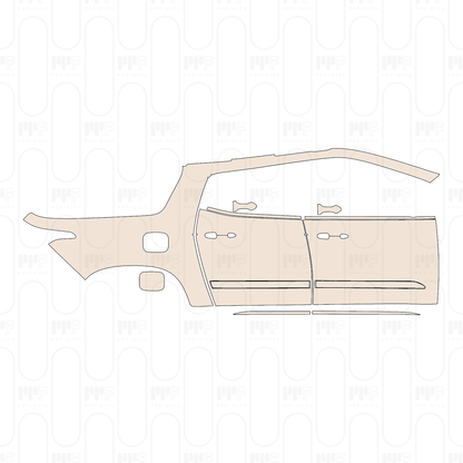 Voorgesneden PPF Fiat Toro 2022