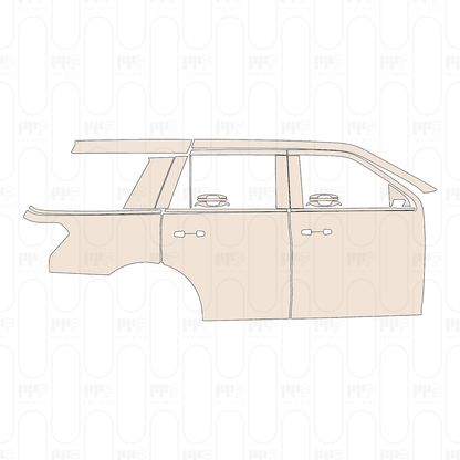 Voorgesneden PPF Ford Expedition Standard Wheelbase XLT 2022