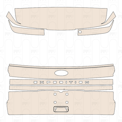 Voorgesneden PPF Ford Expedition Extended Wheelbase XLT 2022