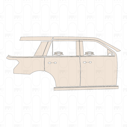 Voorgesneden PPF Ford Expedition Standard Wheelbase Limited 2022