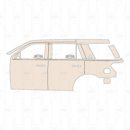 Voorgesneden PPF Ford Expedition Standard Wheelbase Timberline 2022