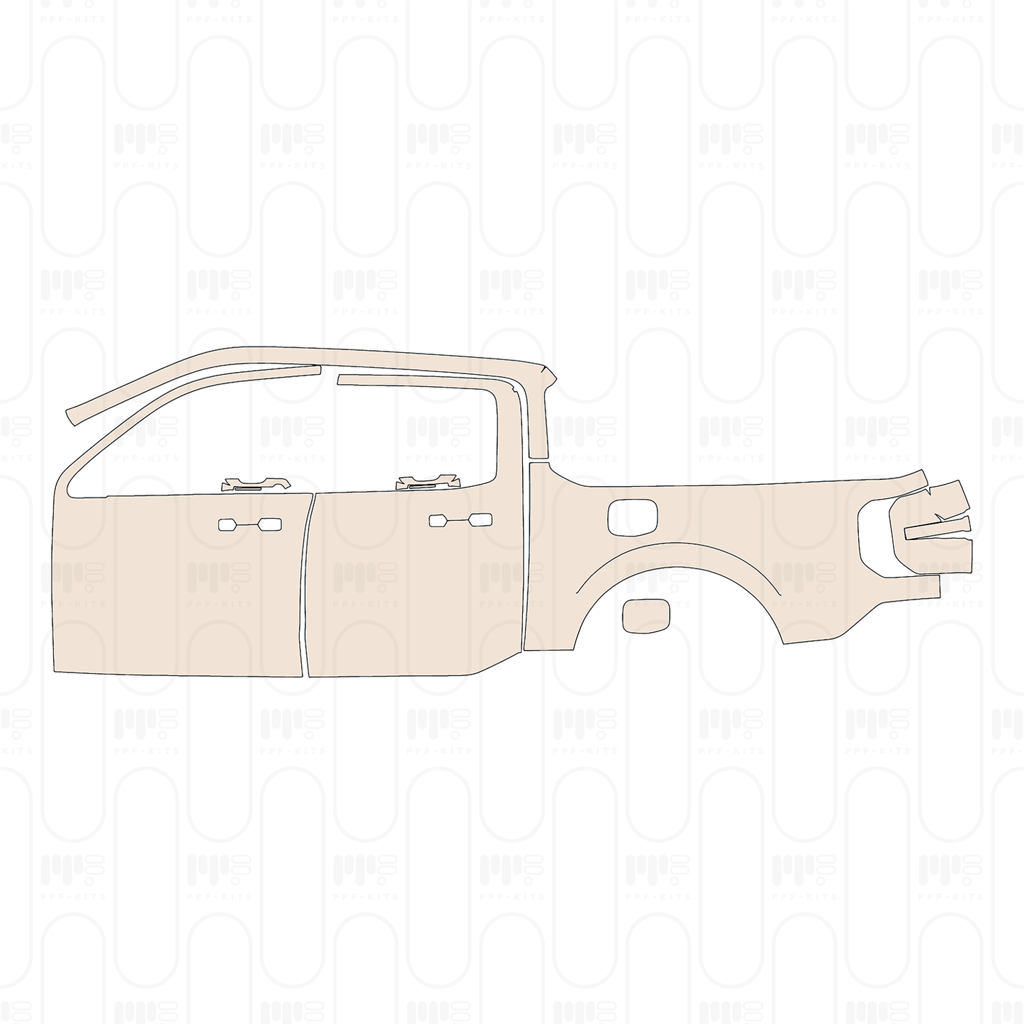 Voorgesneden PPF Ford Maverick LARIAT 2022