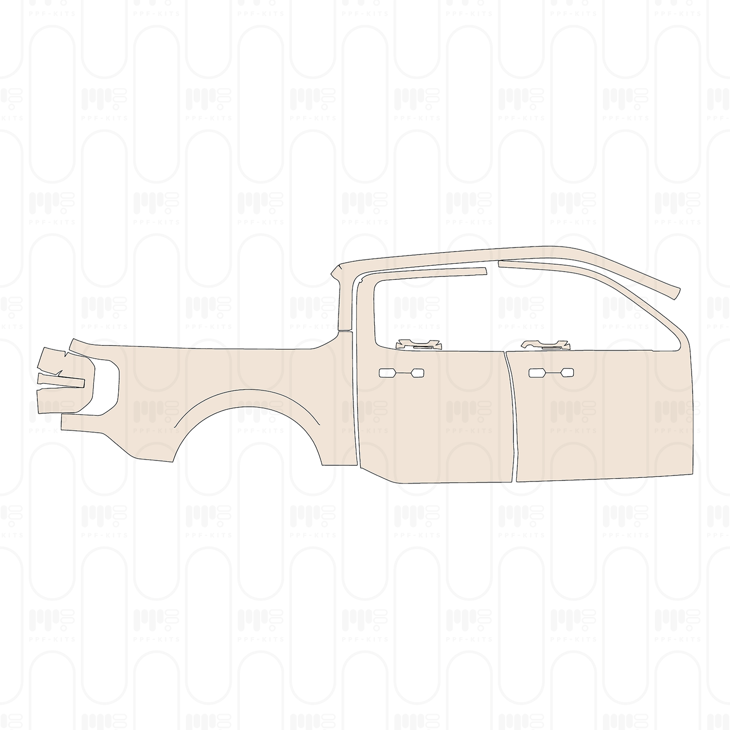 Voorgesneden PPF Ford Maverick LARIAT 2022