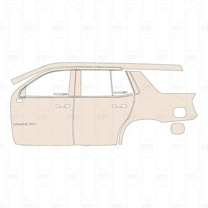 Voorgesneden PPF GMC Yukon SLE 2022