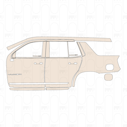 Voorgesneden PPF GMC Yukon SLE 2022