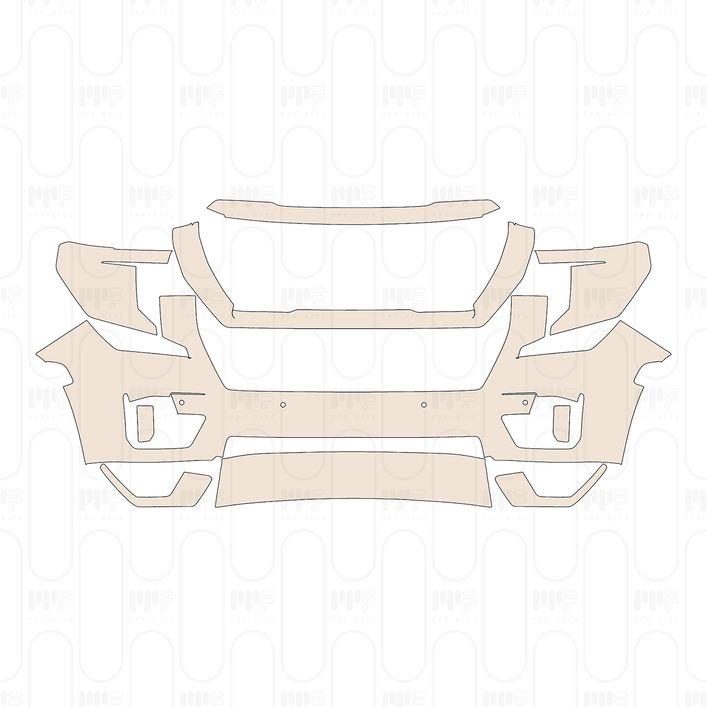 Voorgesneden PPF GMC Yukon Denali 2022