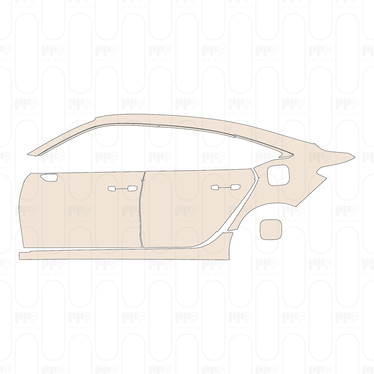 Voorgesneden PPF Honda Civic Sedan Base 2022