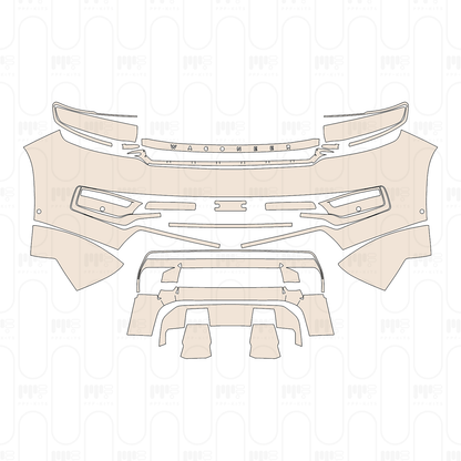 Voorgesneden PPF JEEP Grand Wagoneer Extended Wheelbase Obsidian 2022