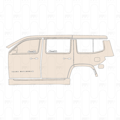 Voorgesneden PPF JEEP Grand Wagoneer Standard Wheelbase Series II 2022