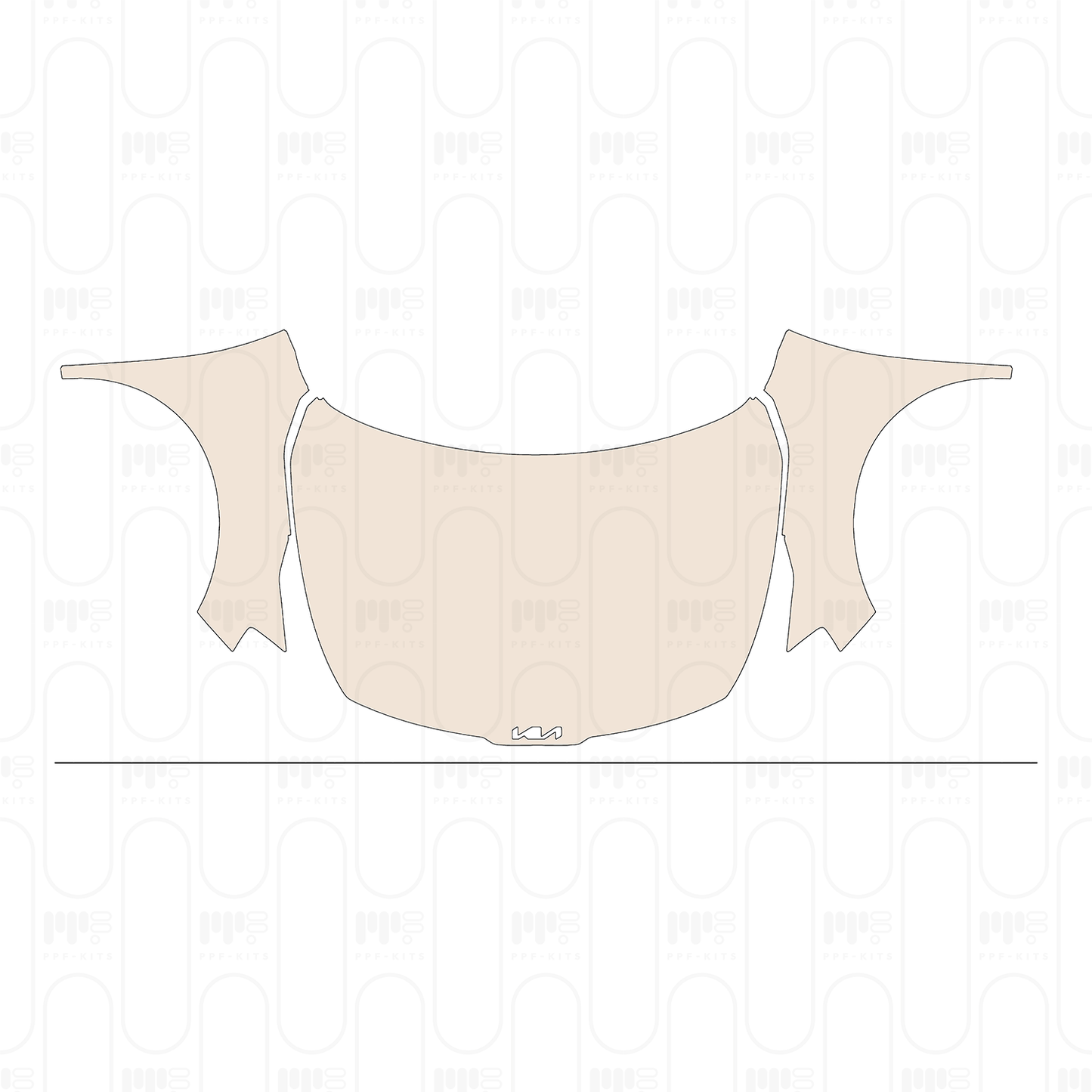 Voorgesneden PPF KIA Sportage (EU) Base 2022