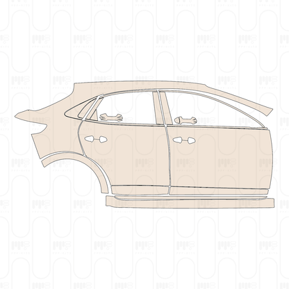 Voorgesneden PPF KIA Xceed (EU) Base 2022