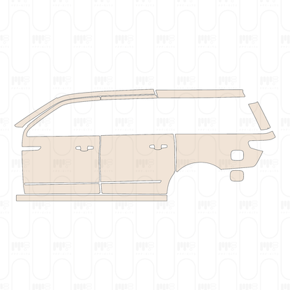 Voorgesneden PPF Lincoln Navigator Extended Wheelbase 2022