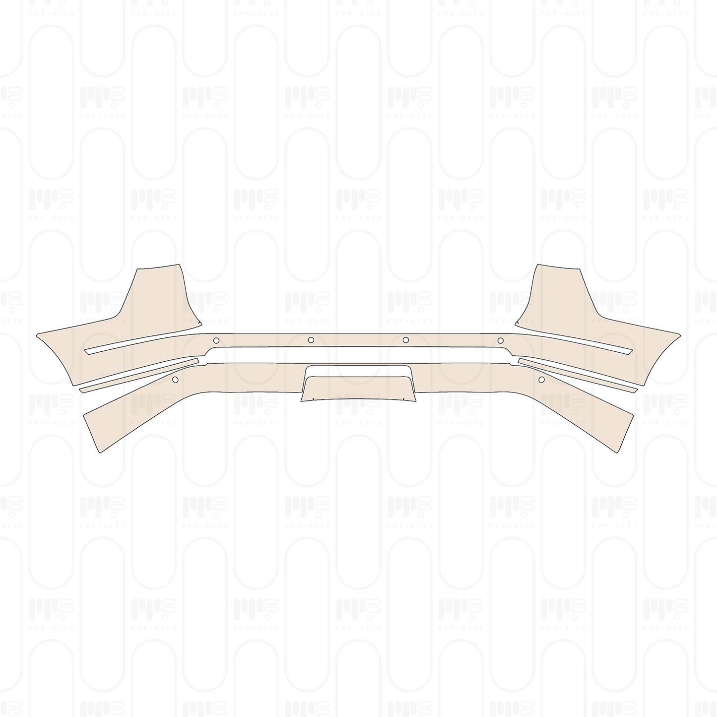 Voorgesneden PPF Lincoln Navigator Standard Wheelbase 2023