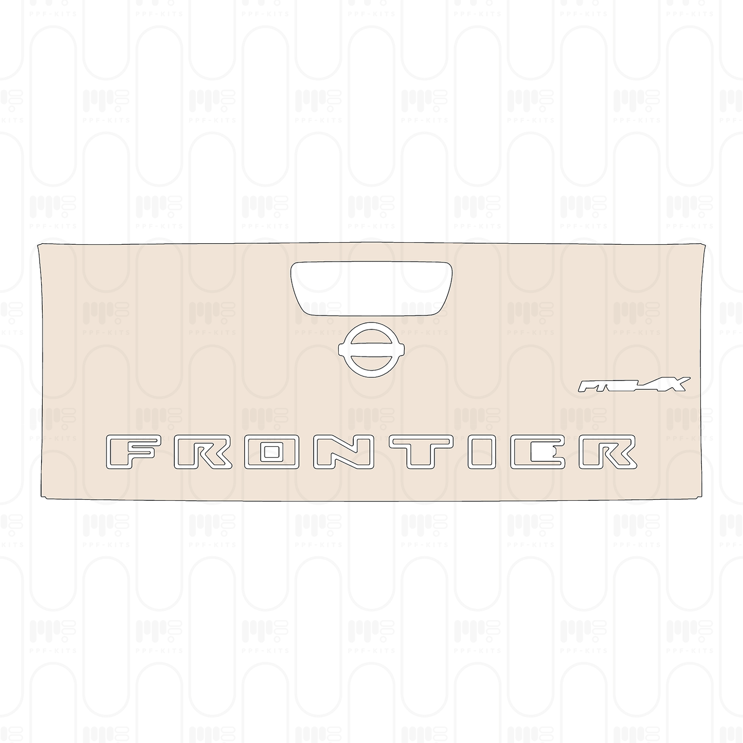 Voorgesneden PPF Nissan Frontier Crew Cab Pro-4X 2022