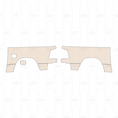 Voorgesneden PPF RAM Trucks 1500 Crew Cab Tradesman 2022