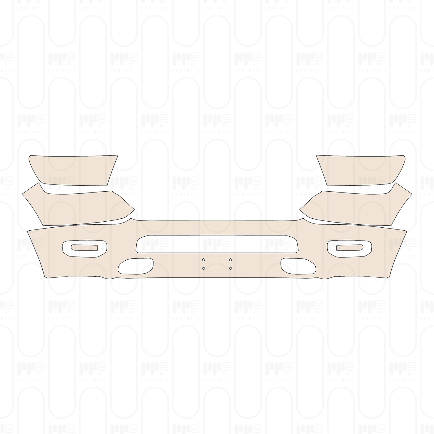 Voorgesneden PPF RAM Trucks 1500 Crew Cab Laramie 2022