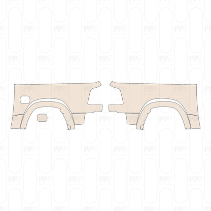 Voorgesneden PPF RAM Trucks 1500 Crew Cab Limited 2022