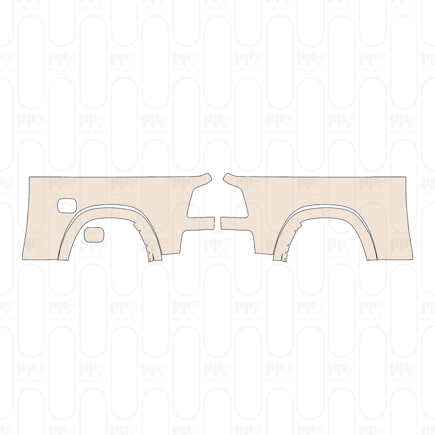 Voorgesneden PPF RAM Trucks 1500 Crew Cab Limited 2022