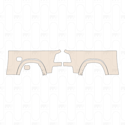 Voorgesneden PPF RAM Trucks 1500 Crew Cab Limited 2022