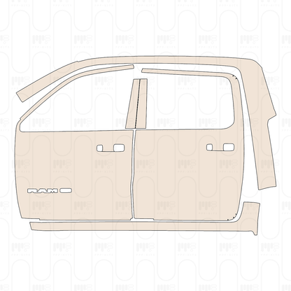 Voorgesneden PPF RAM Trucks 1500 Crew Cab Limited Longhorn 2024