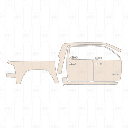 Voorgesneden PPF RAM Trucks 1500 TRX 2022