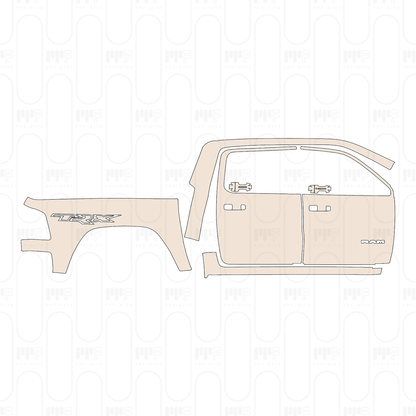 Voorgesneden PPF RAM Trucks 1500 TRX 2022