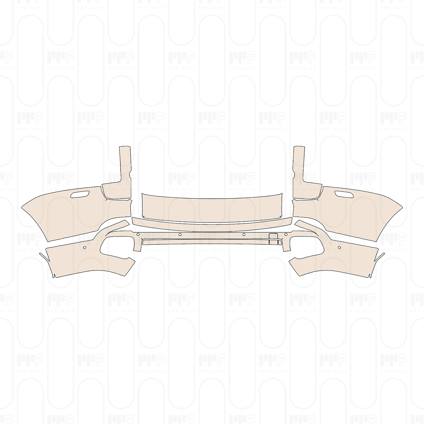Voorgesneden PPF Rolls-Royce Cullinan 2021