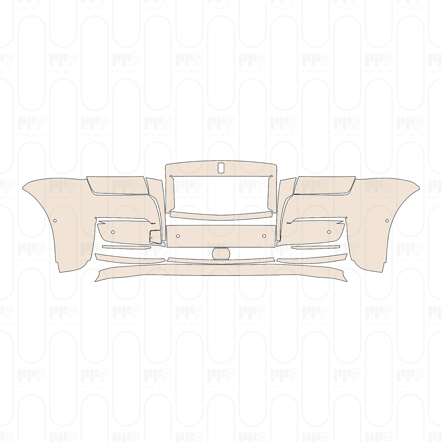 Voorgesneden PPF Rolls-Royce Ghost Standard Wheelbase 2023