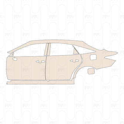 Voorgesneden PPF Toyota Avalon Sport 2022