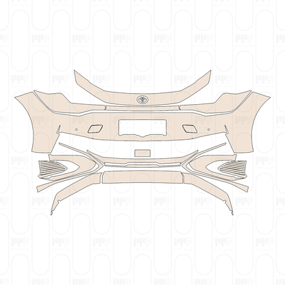 Voorgesneden PPF Toyota bZ3 2023