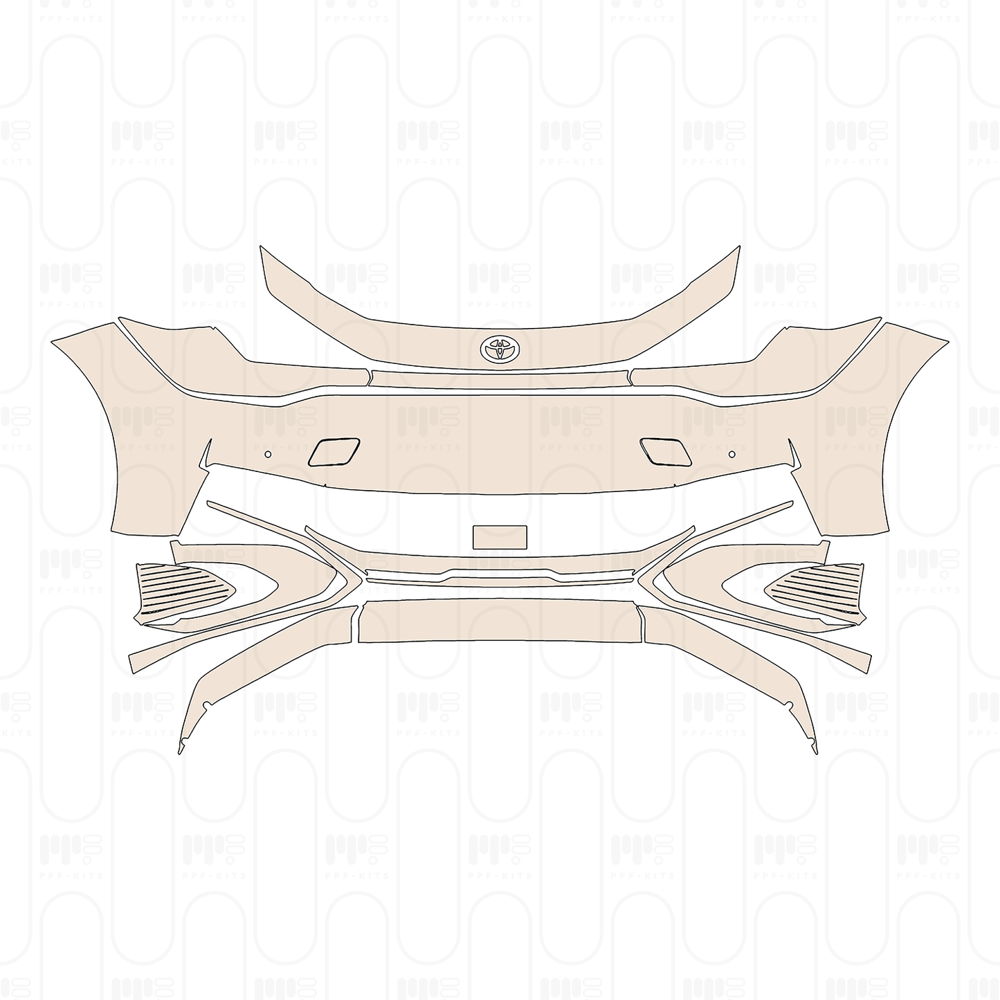 Voorgesneden PPF Toyota bZ3 2023
