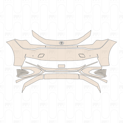 Voorgesneden PPF Toyota bZ3 2023