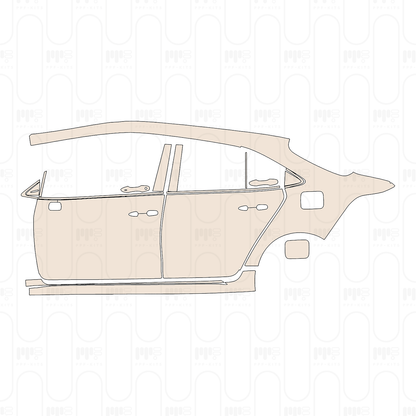 Voorgesneden PPF Toyota Corolla (CN) 2022