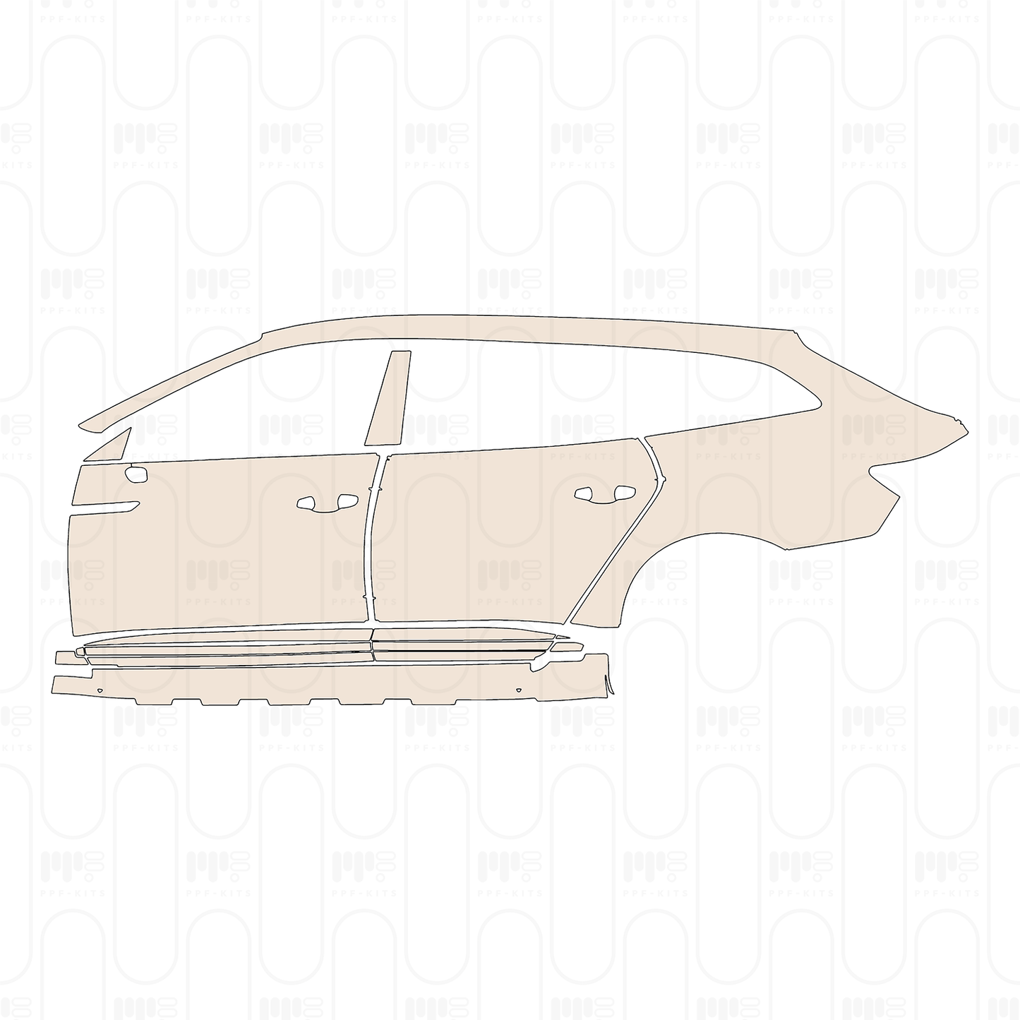 Voorgesneden PPF Volkswagen Arteon Shooting Brake R-Line 2023