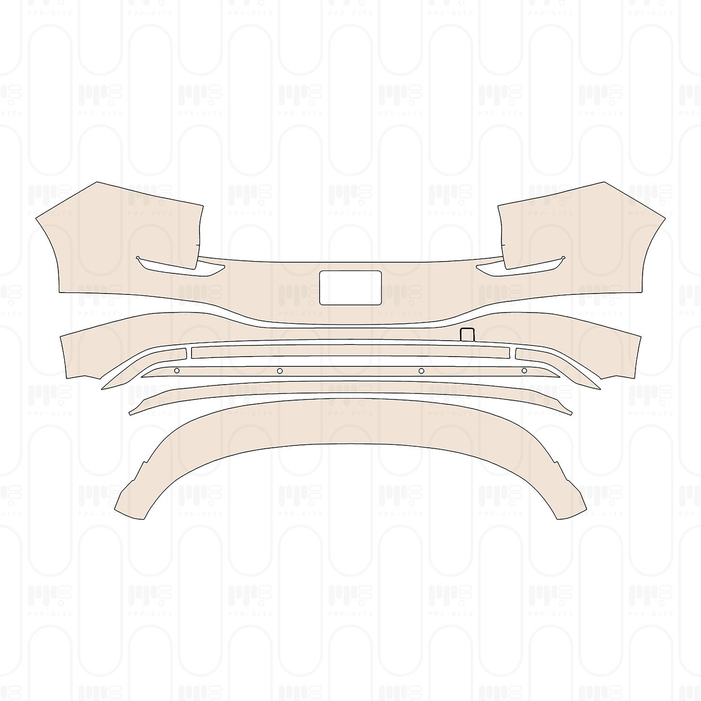Voorgesneden PPF Volkswagen ID.6 X 2023