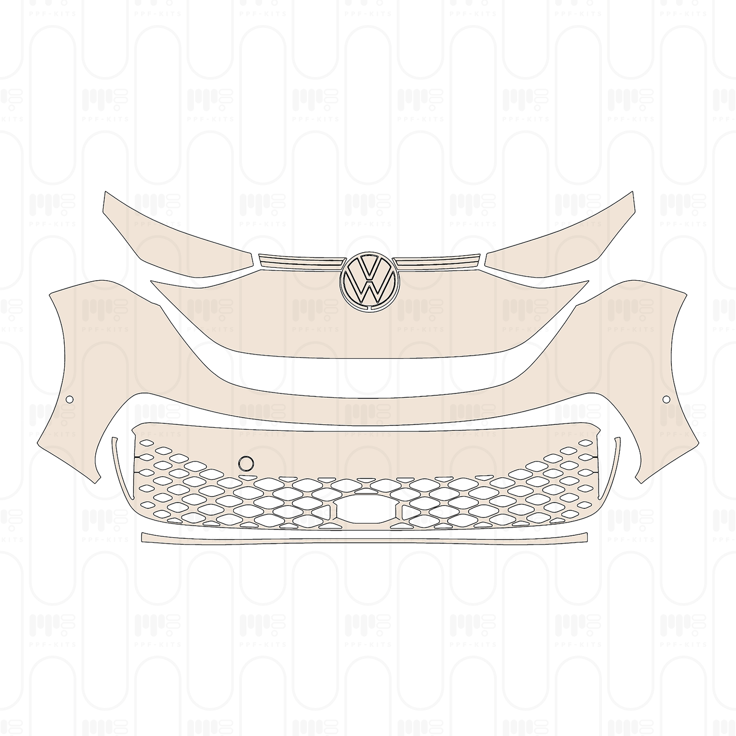 Voorgesneden PPF Volkswagen ID.BUZZ Standard Wheelbase Cargo 2023