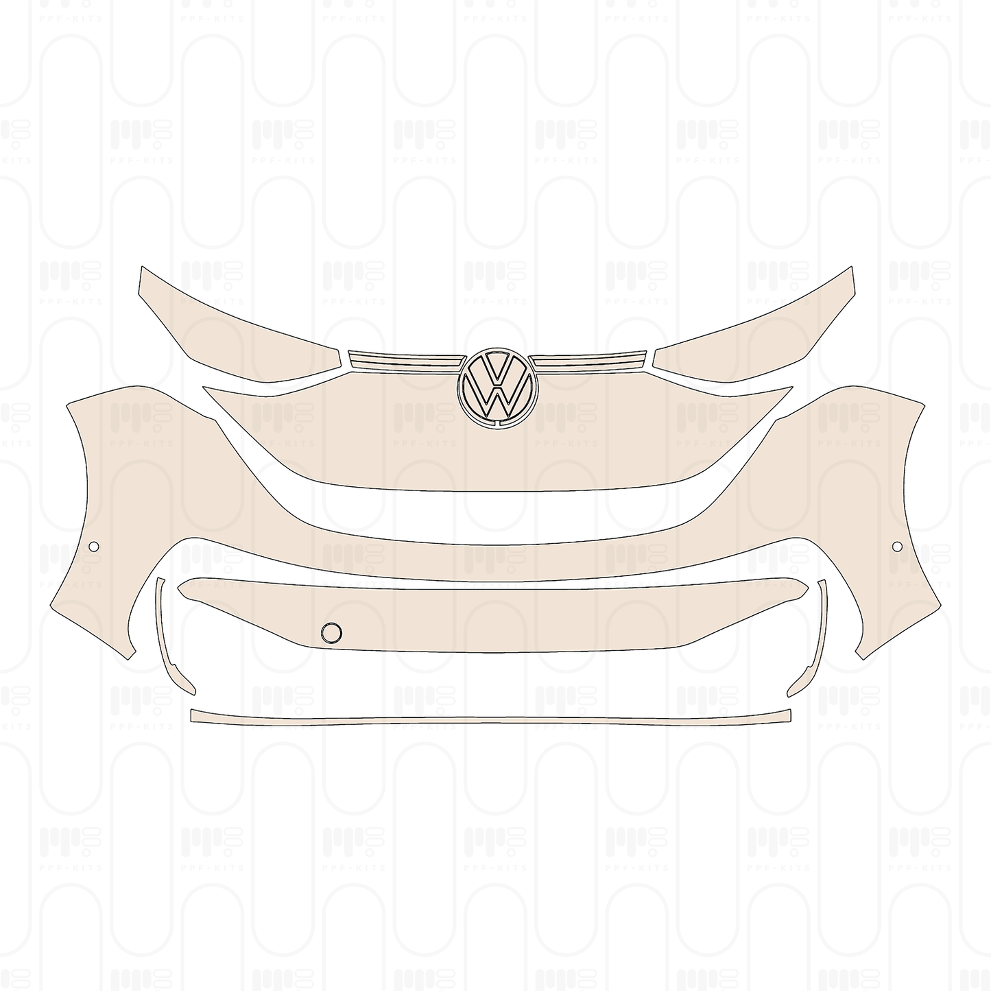 Voorgesneden PPF Volkswagen ID.BUZZ Standard Wheelbase Cargo 2023