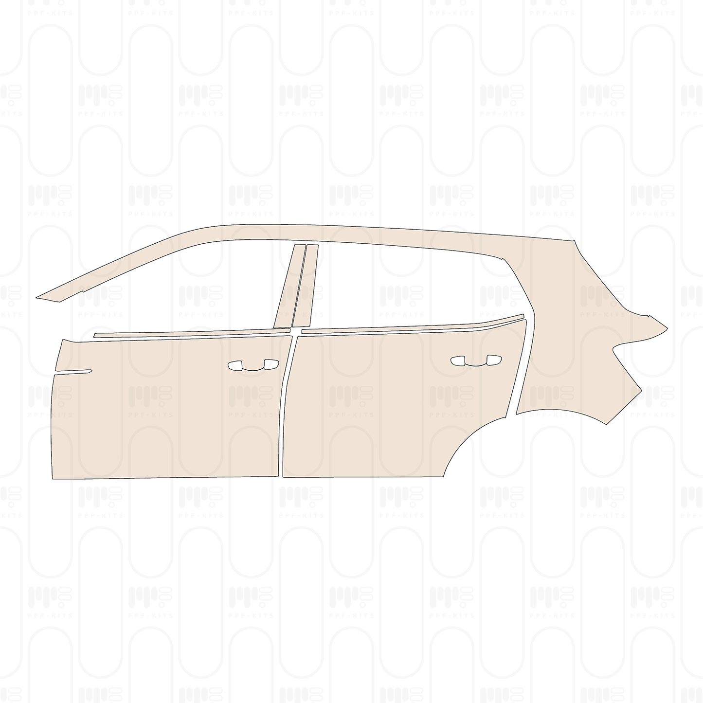 Voorgesneden PPF Volkswagen Tacqua R-Line 2022