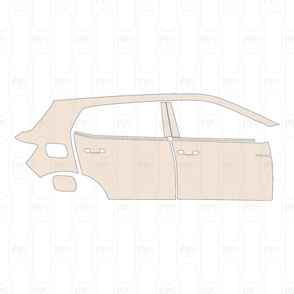 Voorgesneden PPF Volkswagen Tacqua R-Line 2022