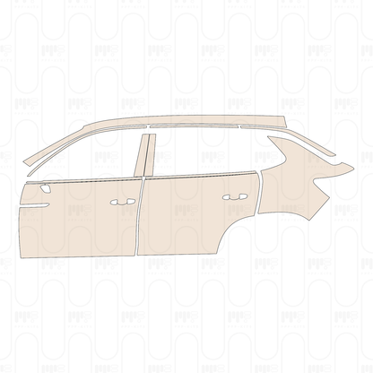 Voorgesneden PPF Volkswagen Tayron Base 2023