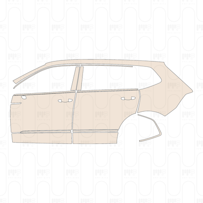 Voorgesneden PPF Volkswagen Tiguan L R-Line 2023