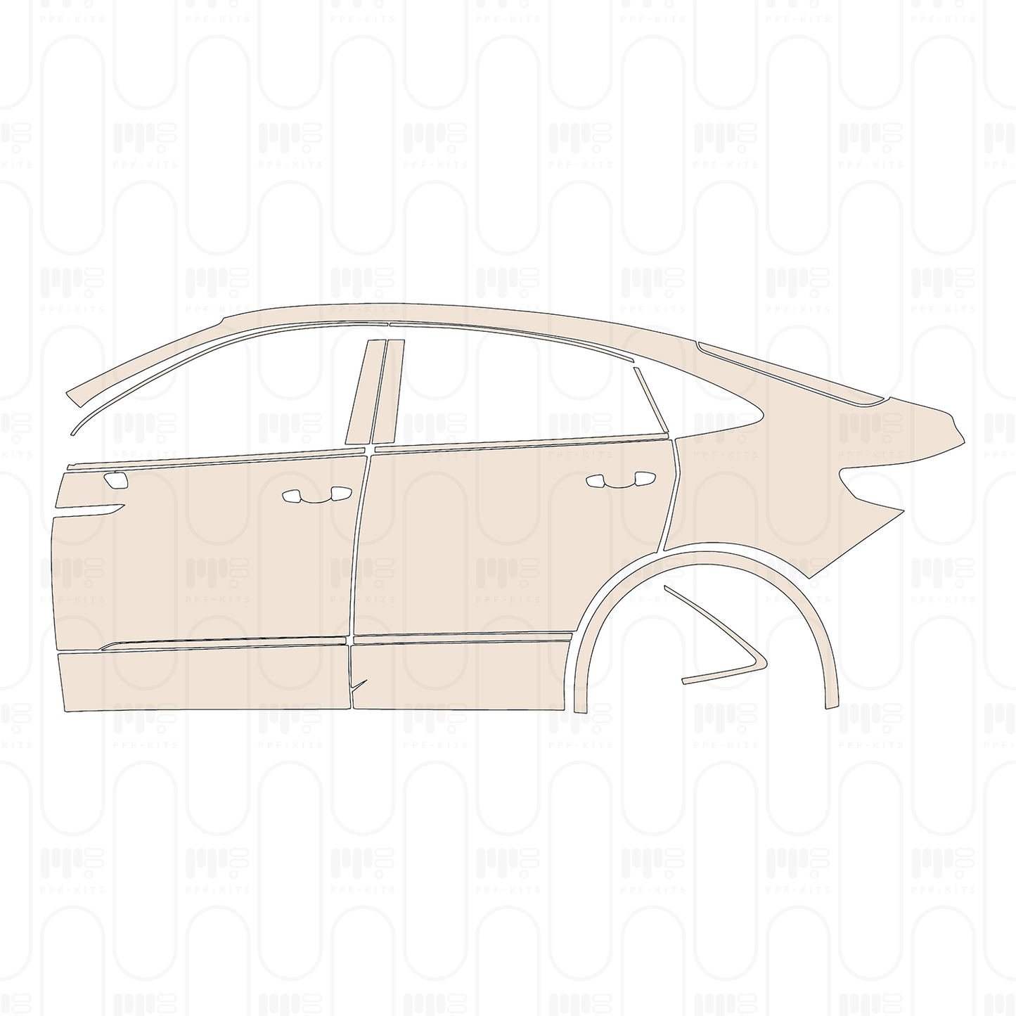 Voorgesneden PPF Volkswagen Tiguan X 2023