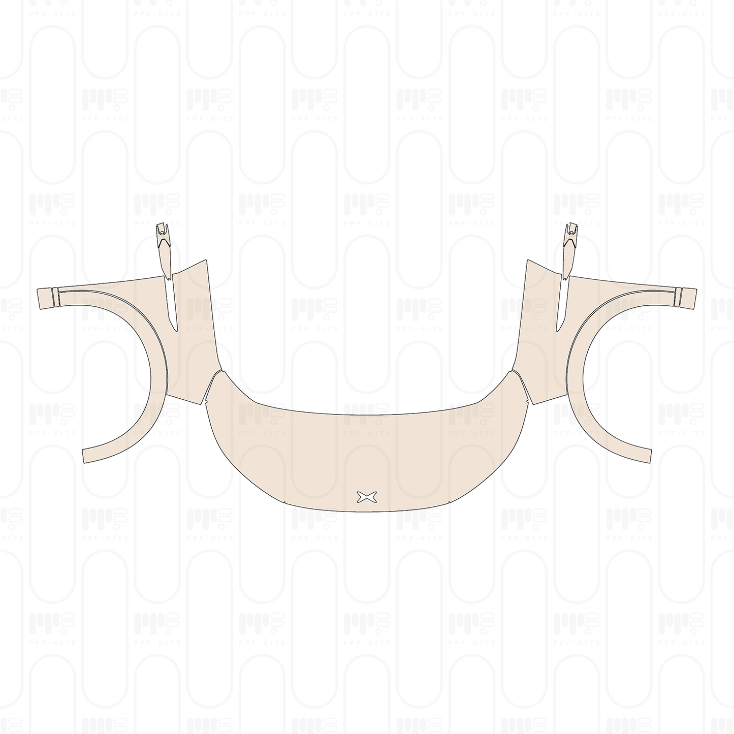 Voorgesneden PPF Xpeng X9 2024