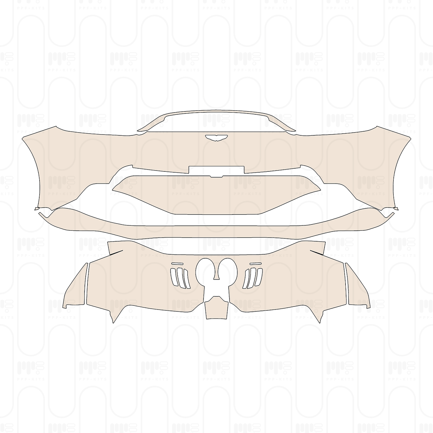 Voorgesneden PPF Aston Martin Speedster V12 2022