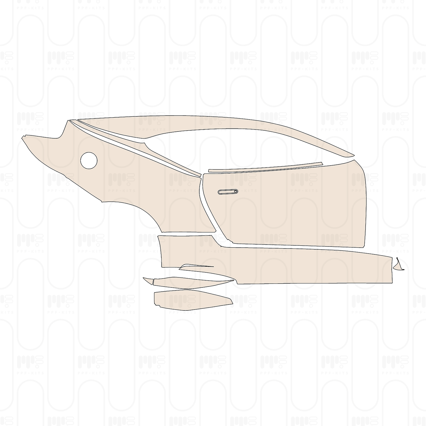 Voorgesneden PPF Aston Martin DBS 770 Ultimate Coupe 2023